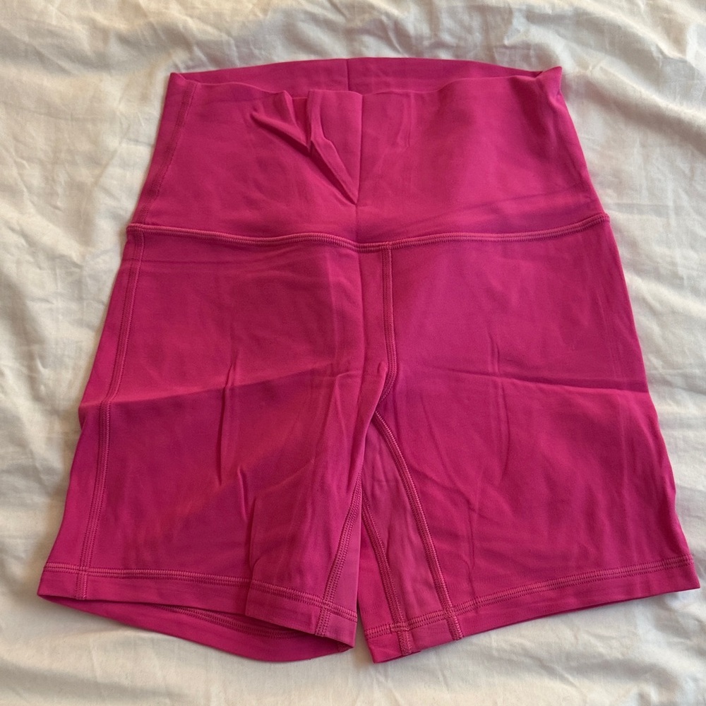lululemon athletica Women's Pink Bike Shorts